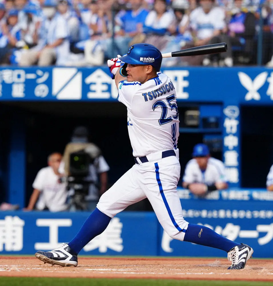 【画像・写真】DeNA筒香　国内FA権取得「支えていただいた多くの方々に感謝。チームの勝利を一番に、全力プレーを」