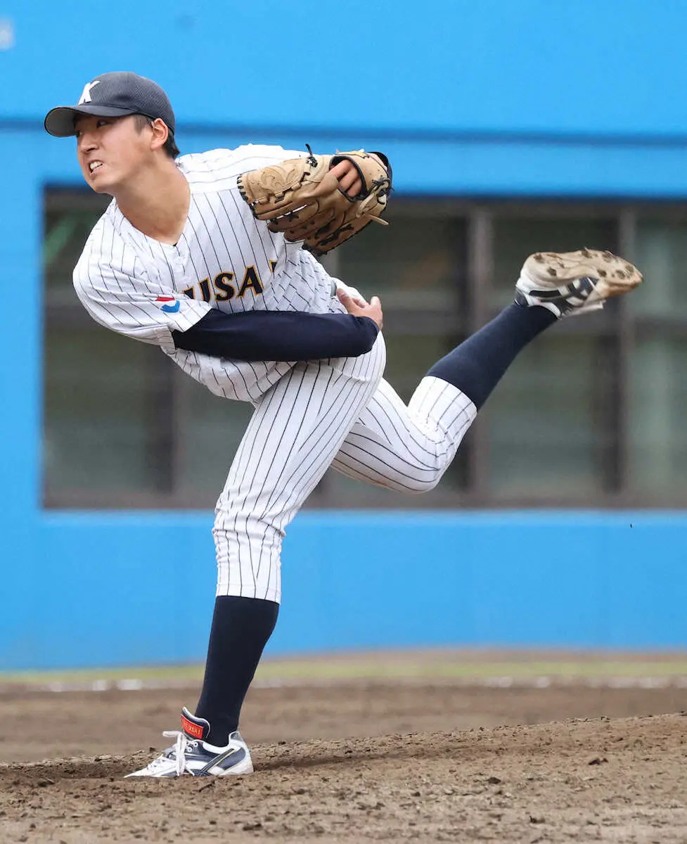 【画像・写真】【大学野球】東日本国際大の鉄腕・藤井優矢は2回完全投球でアピール　追加招集から代表入り狙う