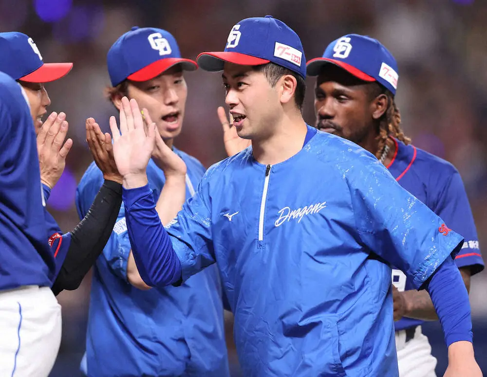 【画像・写真】24歳のバースデーに勝利した中日・松山「周りの方々のおかげ」「両親の日だと思っています」