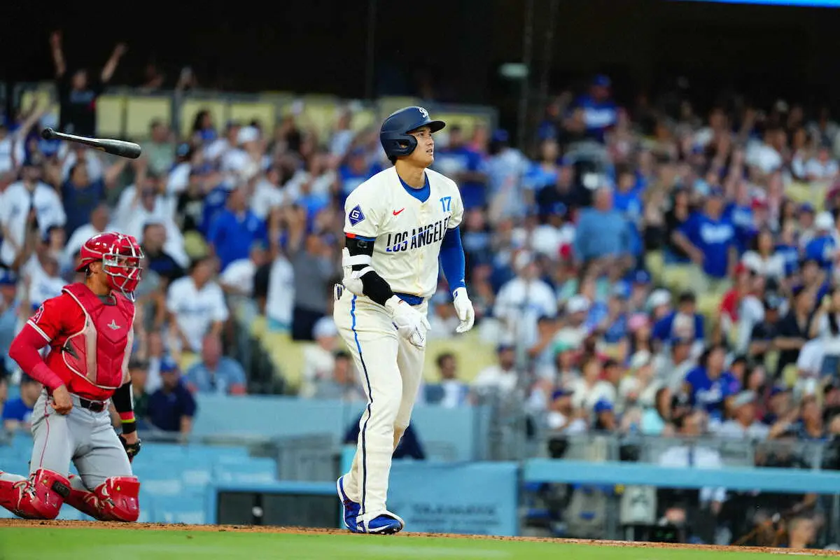 【画像・写真】ドジャース大谷　3戦連発リーグトップ23号！自己最多47発ペース　ゴジラ抜き日本選手最長7戦連続打点