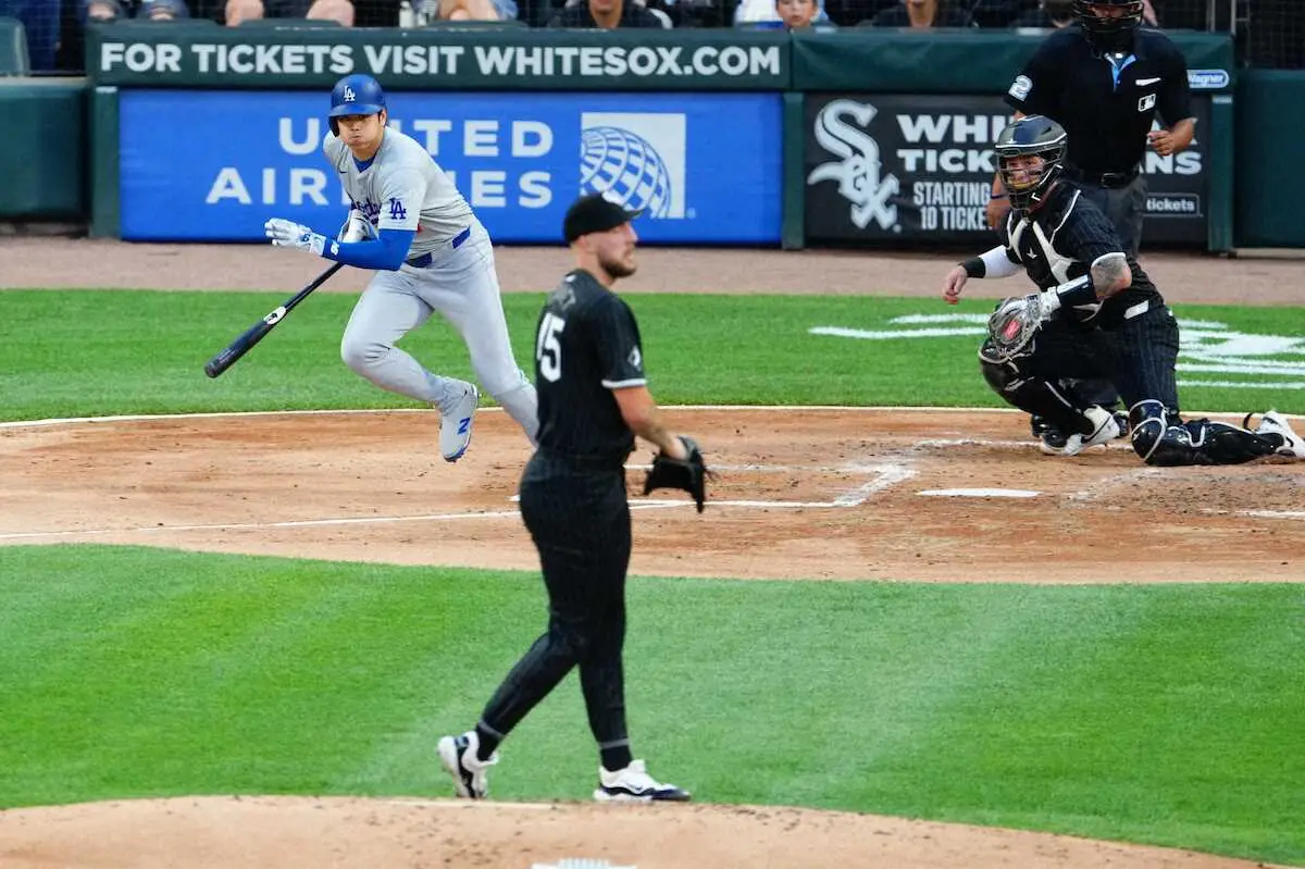 【画像・写真】大谷翔平は第3打席まで凡退　Wソックスの好左腕・クロシェットに苦戦　2三振喫する