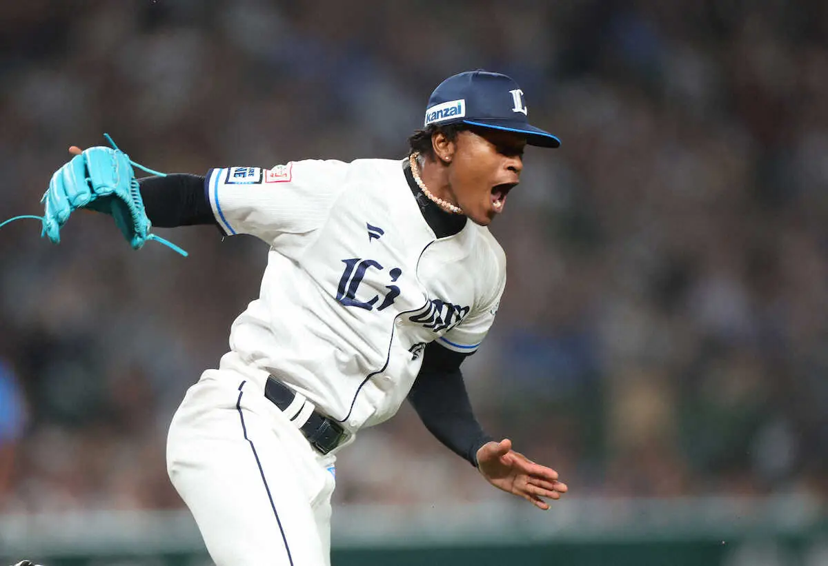 【画像・写真】西武が本拠25年ぶり“スミ1”完封勝利！岸が先制V打　渡辺勇太朗が今季初勝利　ヤン満塁しのぎ吠えた