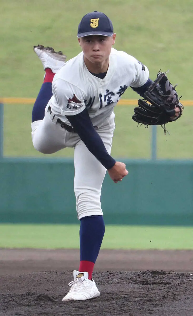 【画像・写真】旭川実　代表決定戦進出　ロッテ田中楓の弟・稜真が好投「フォーム意識して投げた」