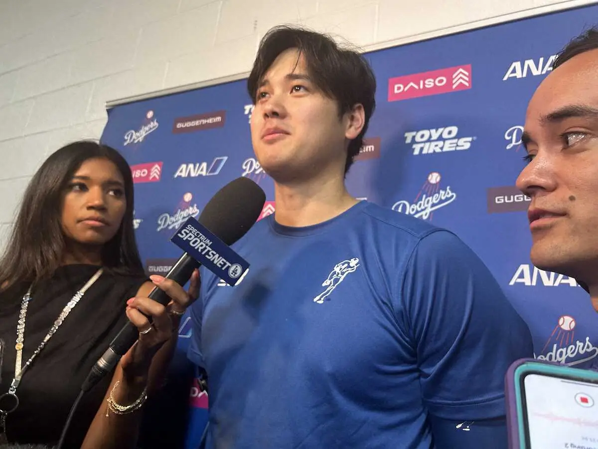 【画像・写真】ドジャース・大谷　3年ぶり本塁打競争「やりたい気持ちはある」　例年より肉体的負担は軽減
