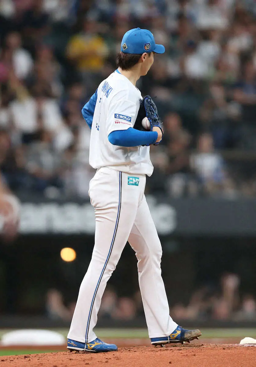 【画像・写真】日本ハム・山崎福也が今季の自己最短タイの5回5失点で無念の降板