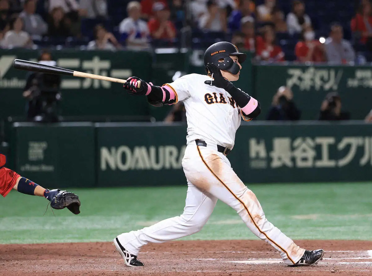 【画像・写真】巨人　丸が劇的サヨナラ弾！延長10回激闘制す　広島・栗林討ち「完璧。打った瞬間いくと」首位打者に浮上