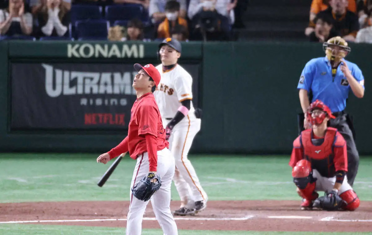 【画像・写真】広島　貯金「10」目前で痛い痛いサヨナラ負け　9回2死から追いつくも、延長10回に栗林が痛恨被弾