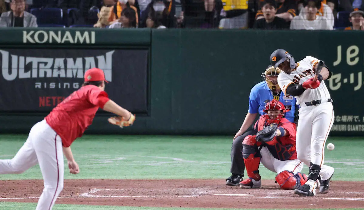 【画像・写真】巨人・ヘルナンデス　今季5度目猛打賞！5回には激走で内野安打「全力で走った」