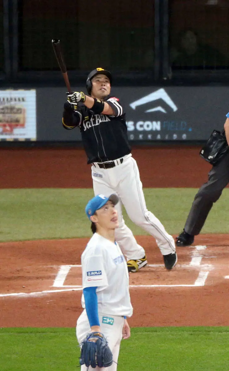 【画像・写真】ソフトバンク・近藤健介「自分でも驚きのホームラン」2戦連発の13号3ラン！リーグ単独トップ