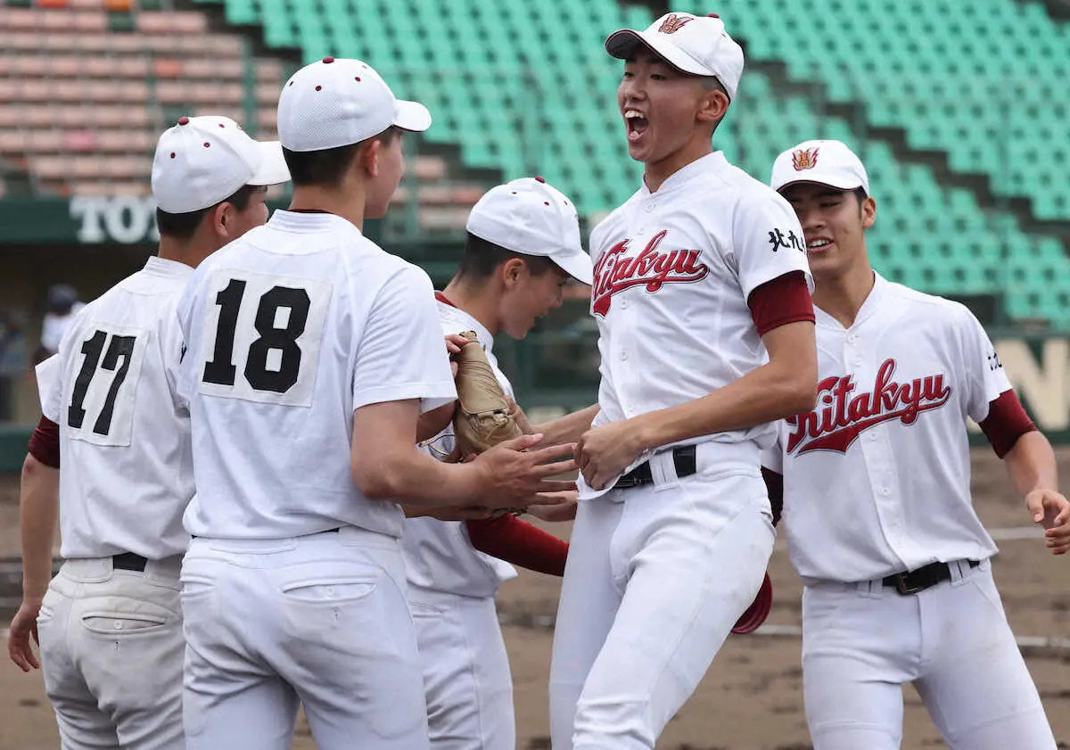 【画像・写真】北九州が開幕戦で勝利　4強進出したOBの楽天・渡辺翔を超える“熱い”夏に