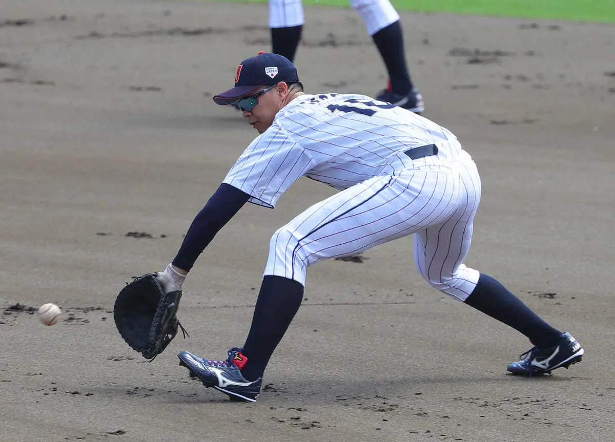 【画像・写真】早大捕手の印出、大学侍合宿一塁で好感触「高校の時にしごかれている経験が生きています」