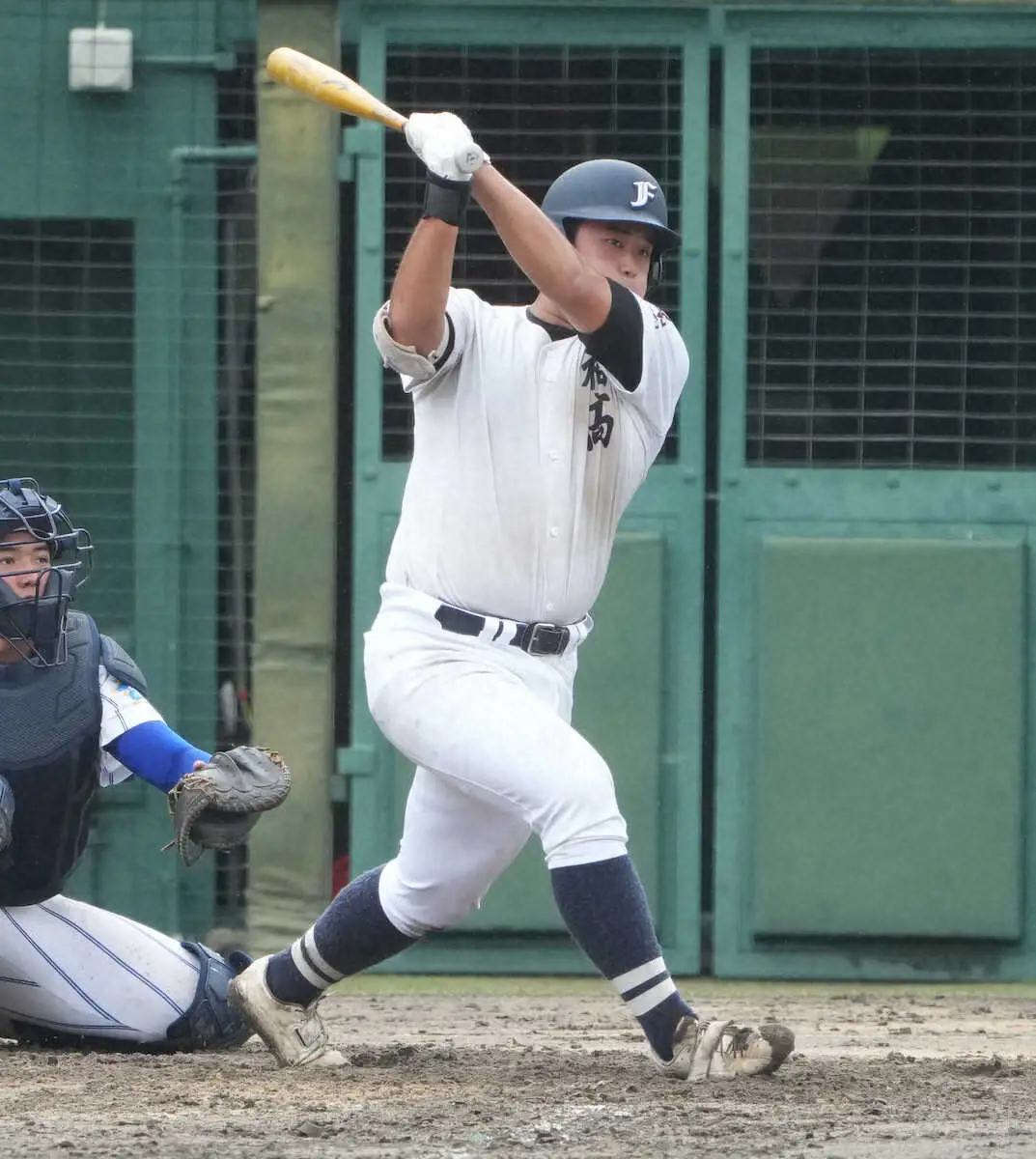 【画像・写真】福岡－純真は雨のため継続試合　ソフトバンク井崎の弟、暁志郎は先発で5回1失点＆適時打