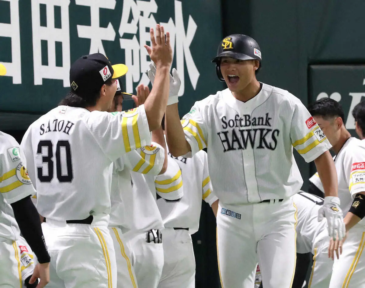 【画像・写真】首位快走のソフトバンクに若手野手台頭の好循環　あふれ出る頼もしい言葉の数々