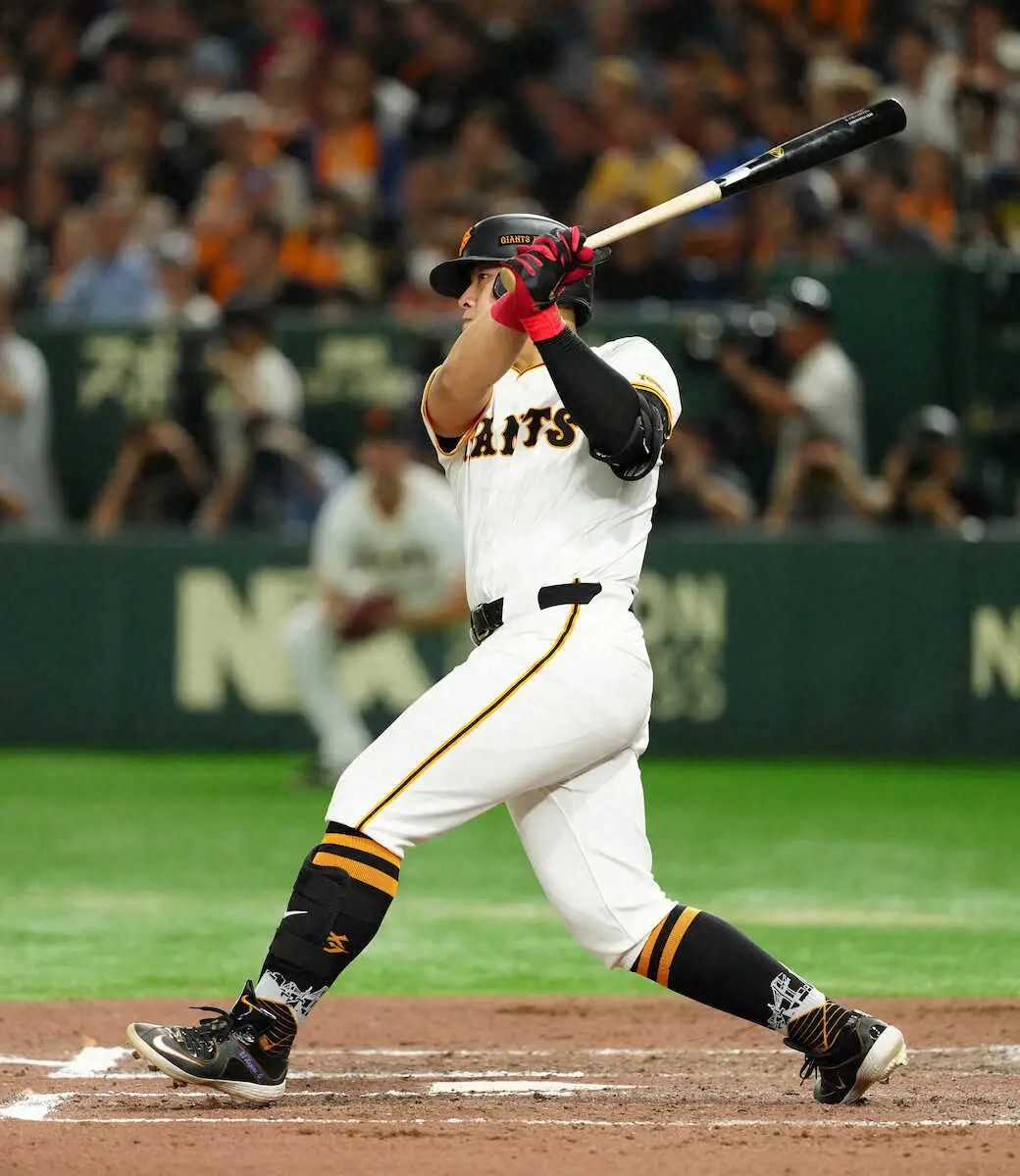 【画像・写真】巨人・岡本和真は「4番・三塁」で先発　トレード加入の若林が「6番・左翼」移籍後初スタメン