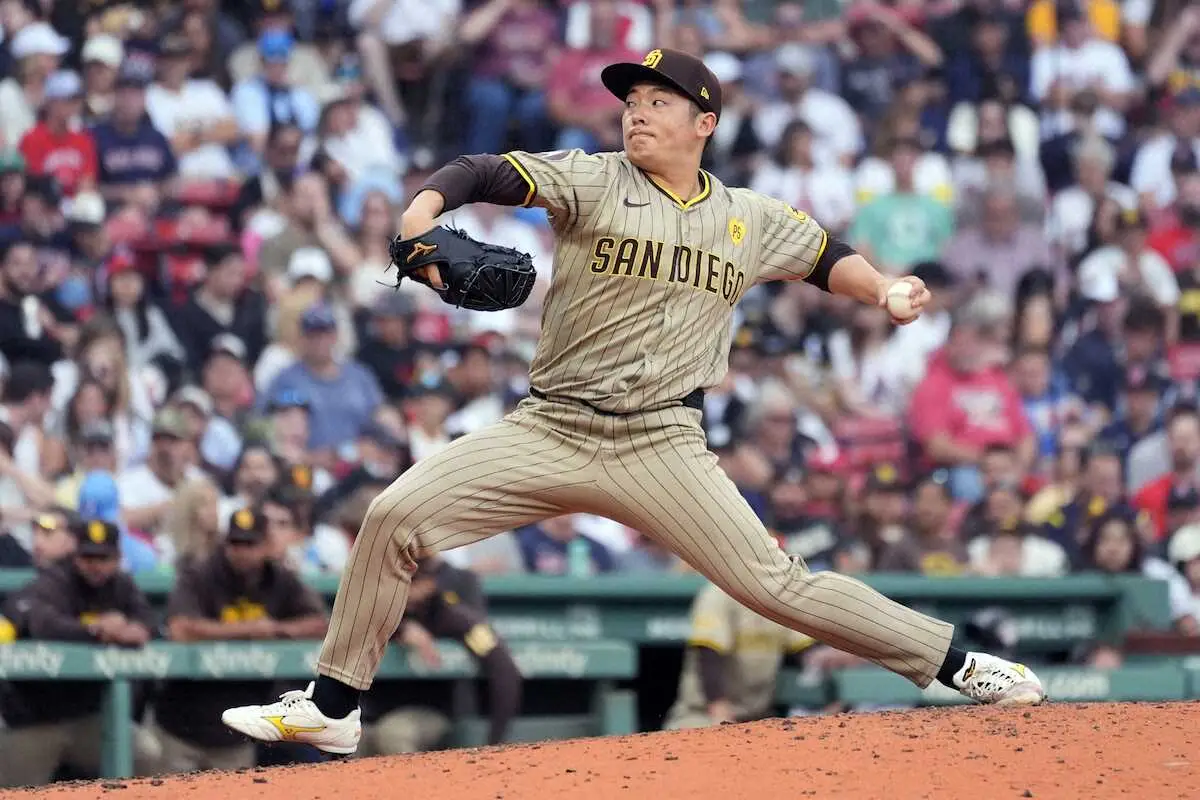 【画像・写真】パドレス・松井　11戦連続零封！レッドソックス・正尚斬りも