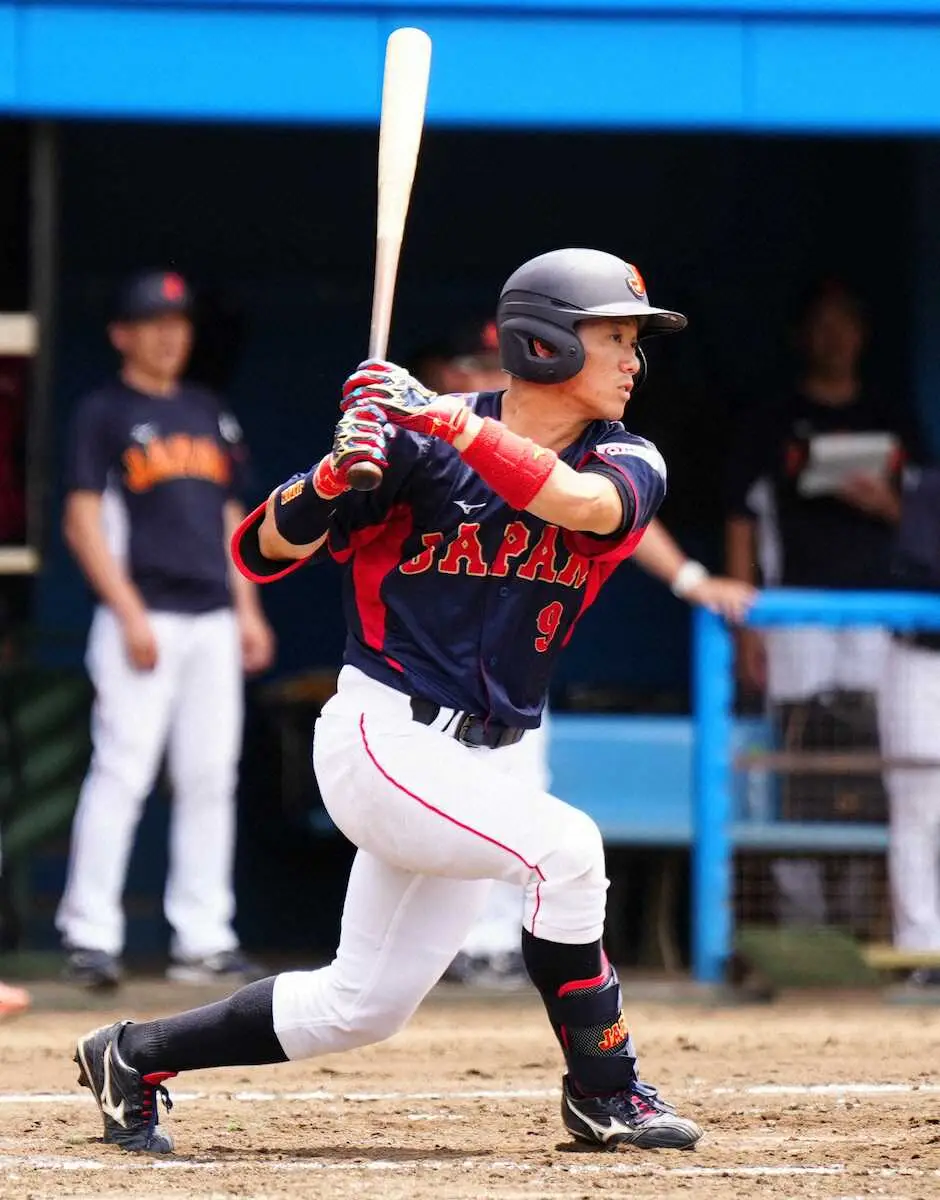 【画像・写真】【大学野球】侍ジャパン・井端監督“注目”は最小兵・勝田成内野手　2安打1打点と活躍