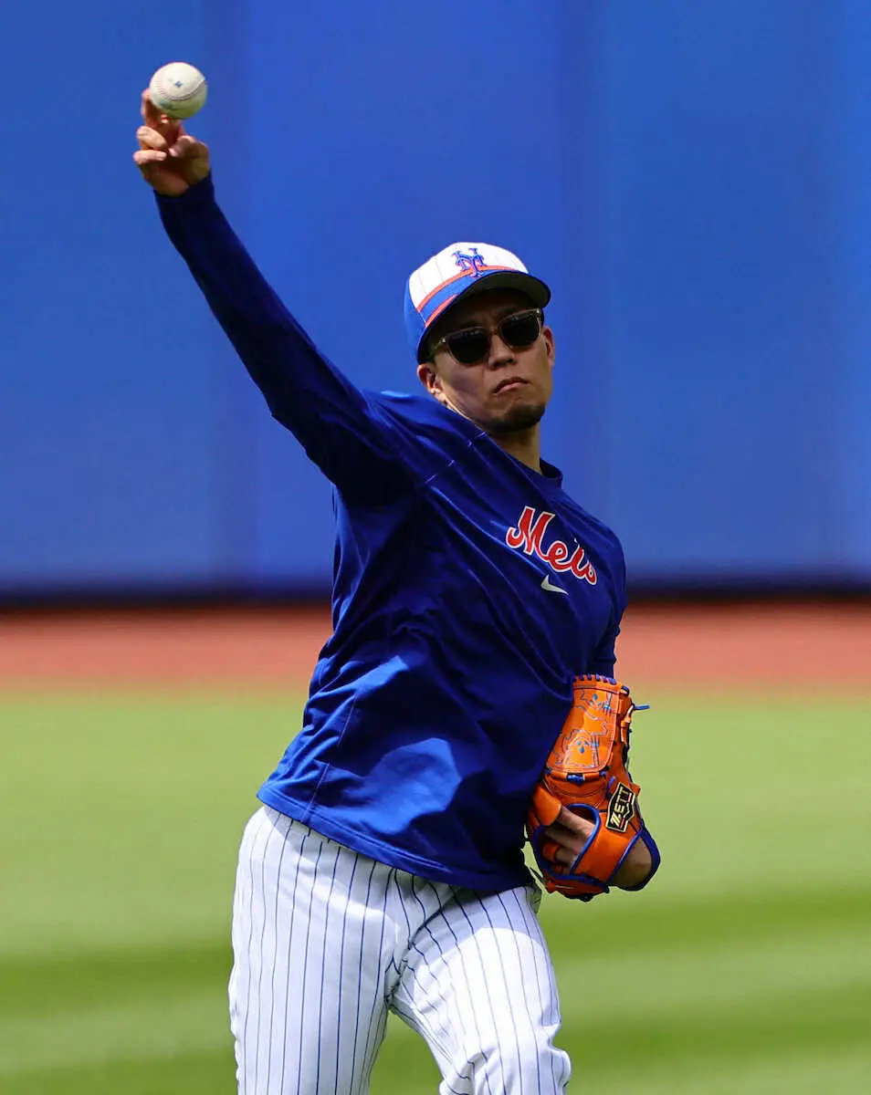 【画像・写真】右肩痛のメッツ・千賀滉大は4日にマイナーで今季初実戦となるリハビリ登板へ　米記者報道