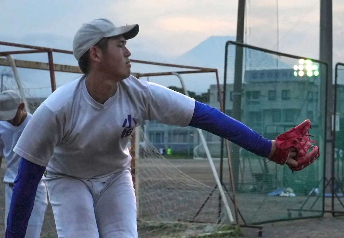 【画像・写真】元NPB審判員記者が見た知徳の「人間山脈」小船　80球目以降にドラフト上位級姿現す