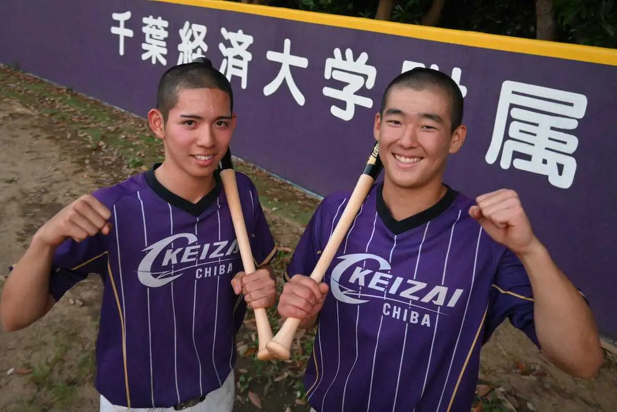 【画像・写真】千葉経大付16年ぶりの甲子園へ　大砲・石黒連央と俊足・木下勇人が導く　千葉大会はあす開会式