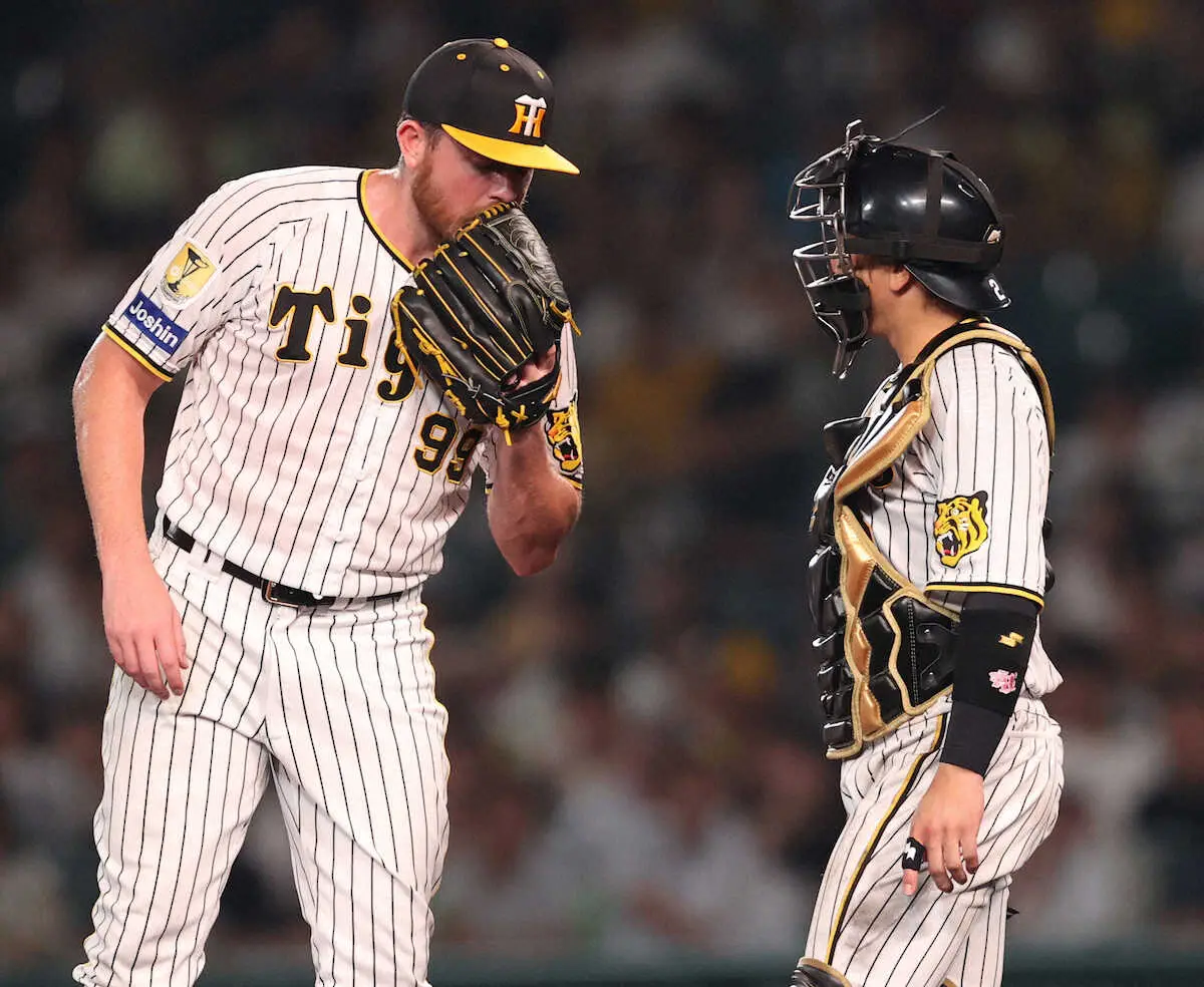 【画像・写真】阪神・ビーズリー　6回1失点、自己最多9K「三振を取れたことは凄くよかった」　甲子園無敗も継続