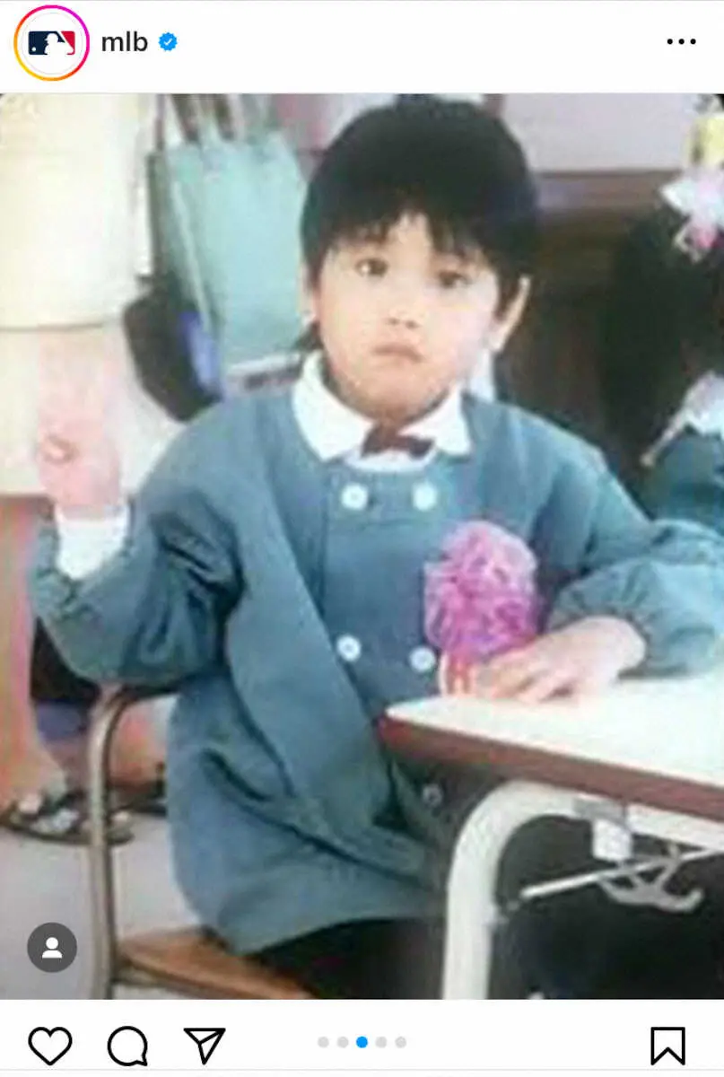 【画像・写真】大谷翔平、30歳おめでとう！MLBが誕生日を祝福　公式インスタグラムで幼少期の写真を紹介