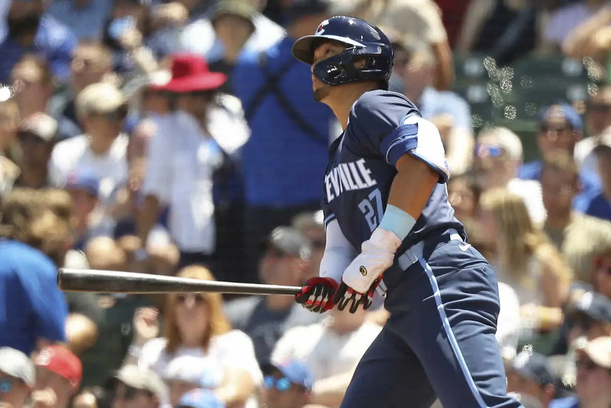 【画像・写真】カブス・鈴木誠也　エンゼルス戦の初回に先制12号2ラン　日本人4位の城島健司まであと2本