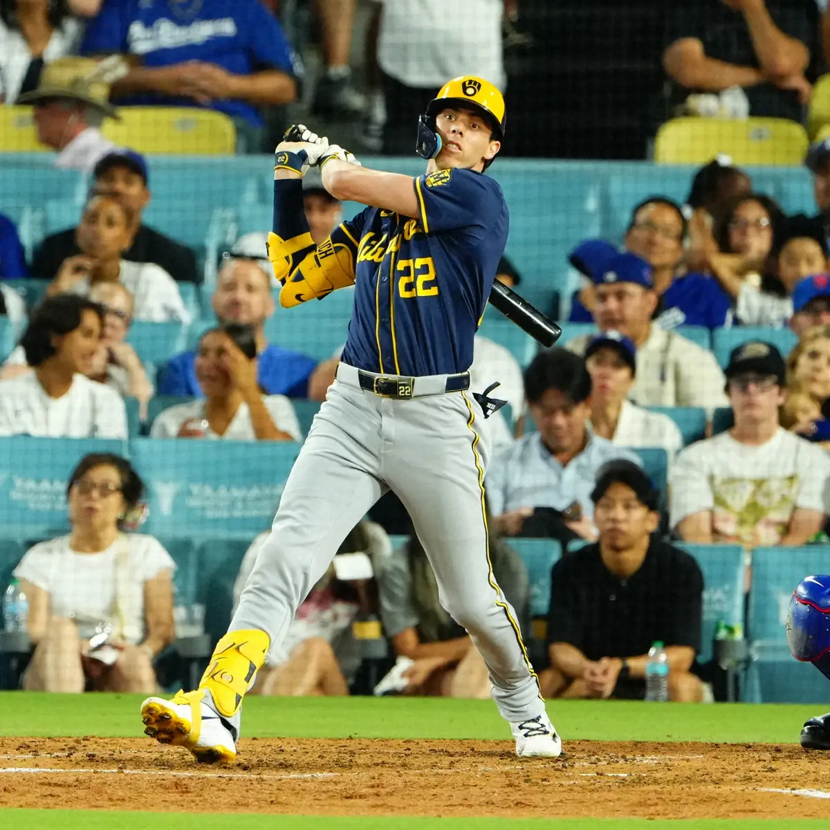 【画像・写真】ブルワーズの隠れ首位打者イエリチ　大谷翔平との首位打者争いについて「彼は素晴らしい選手」