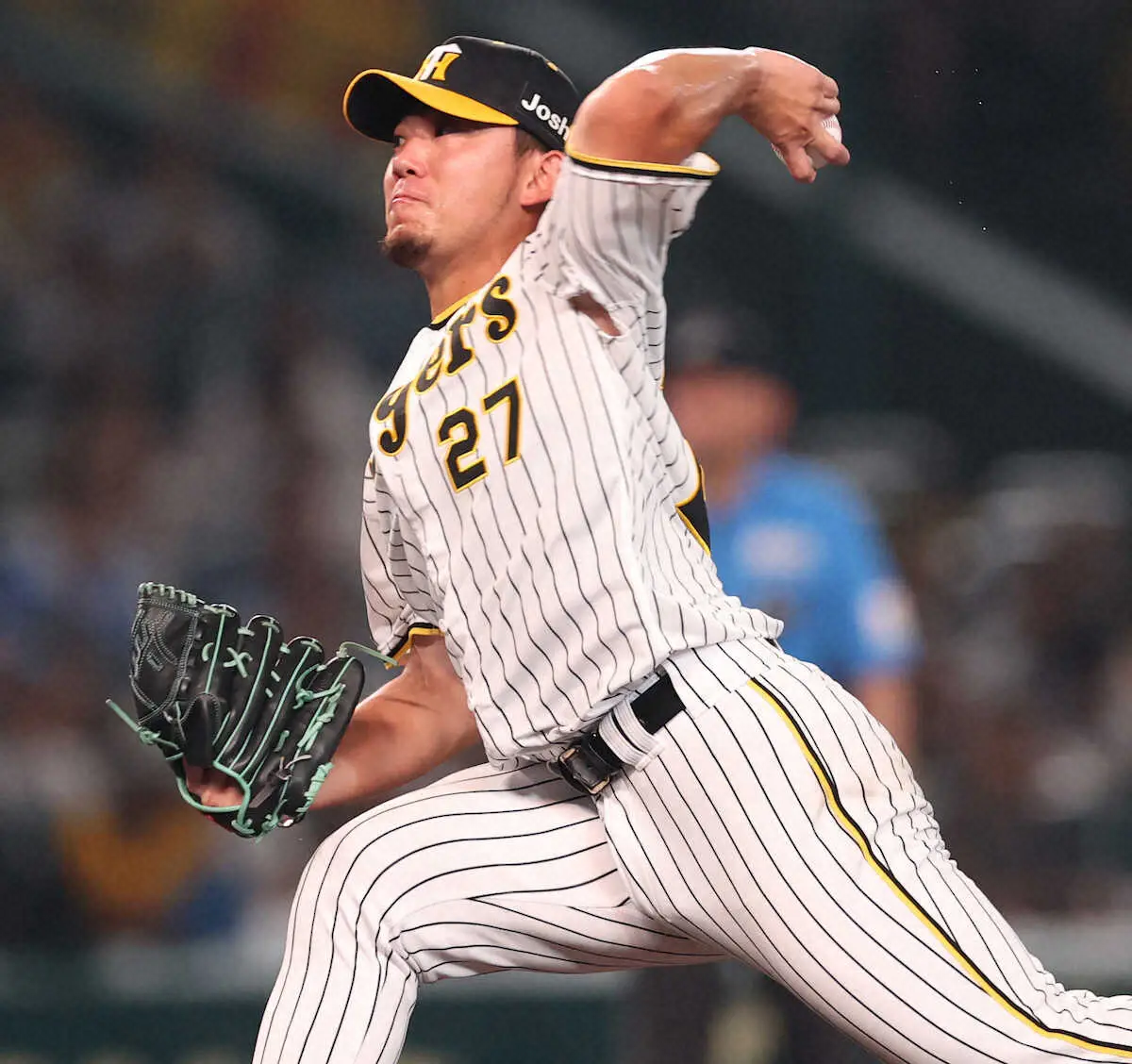 【画像・写真】阪神　先発・伊藤将は粘投で今季4勝目の権利を持って交代　7回5安打1失点