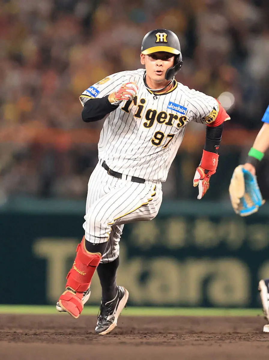 【画像・写真】阪神　野口のプロ初安打で反撃開始　岡田監督の秘蔵っ子、趣味は筋トレ、22年育成ドラフト1位