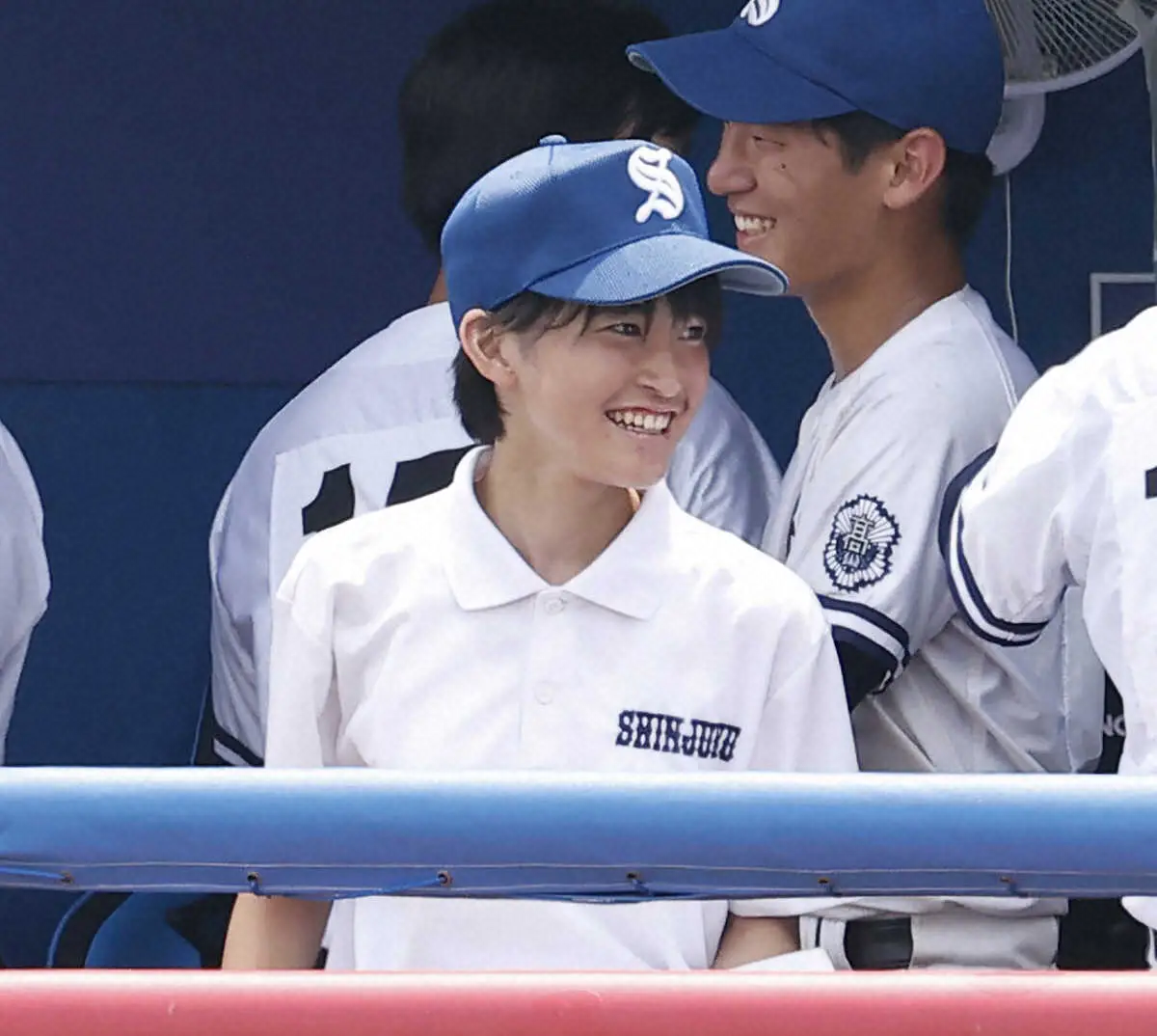 【画像・写真】都新宿が28得点発進！　中学時代は女子野球主将の三石結菜主務「1勝でも上に」