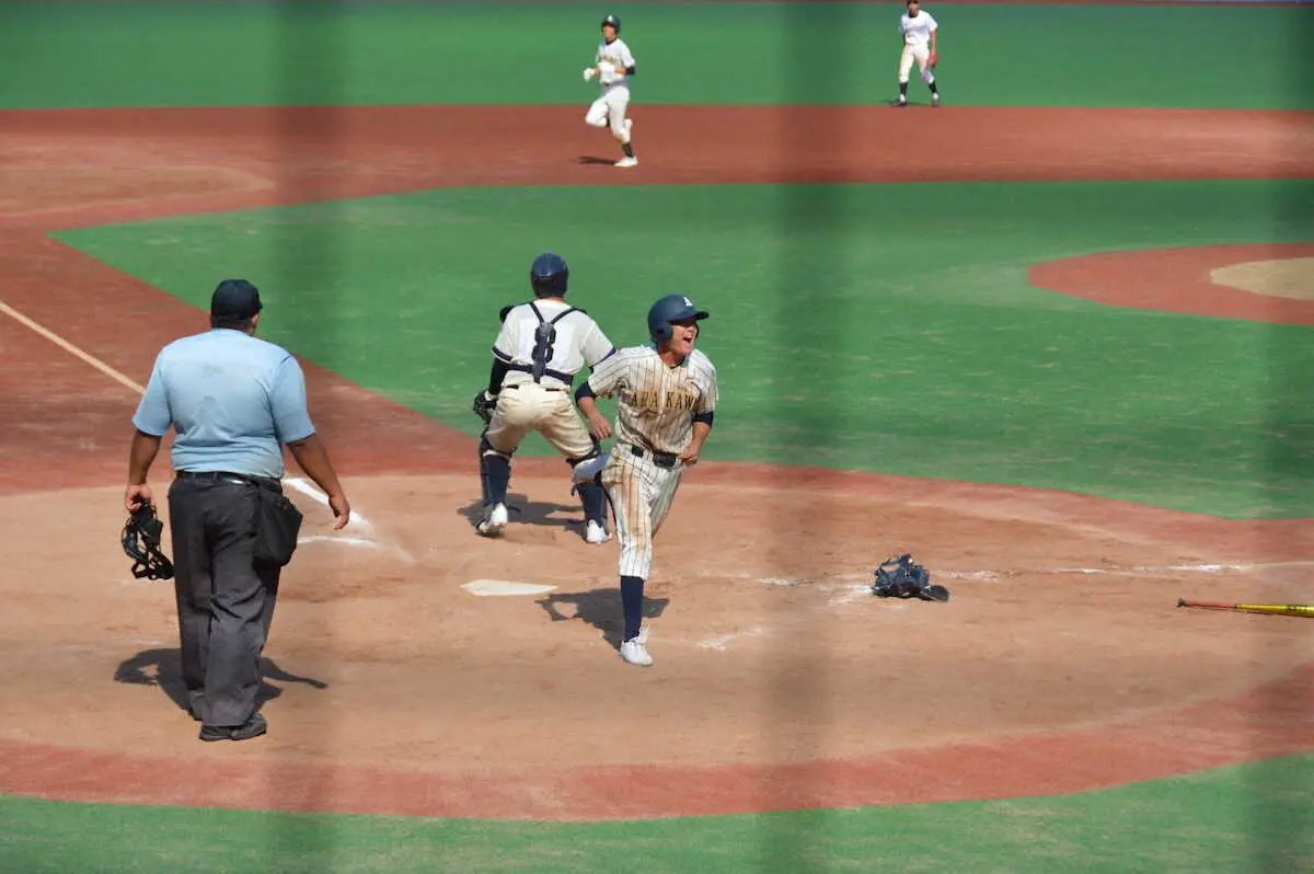 【画像・写真】都荒川工科・森　サヨナラ打で7年ぶり夏1勝！9回の後逸で失点も挽回「勝ててうれしい」