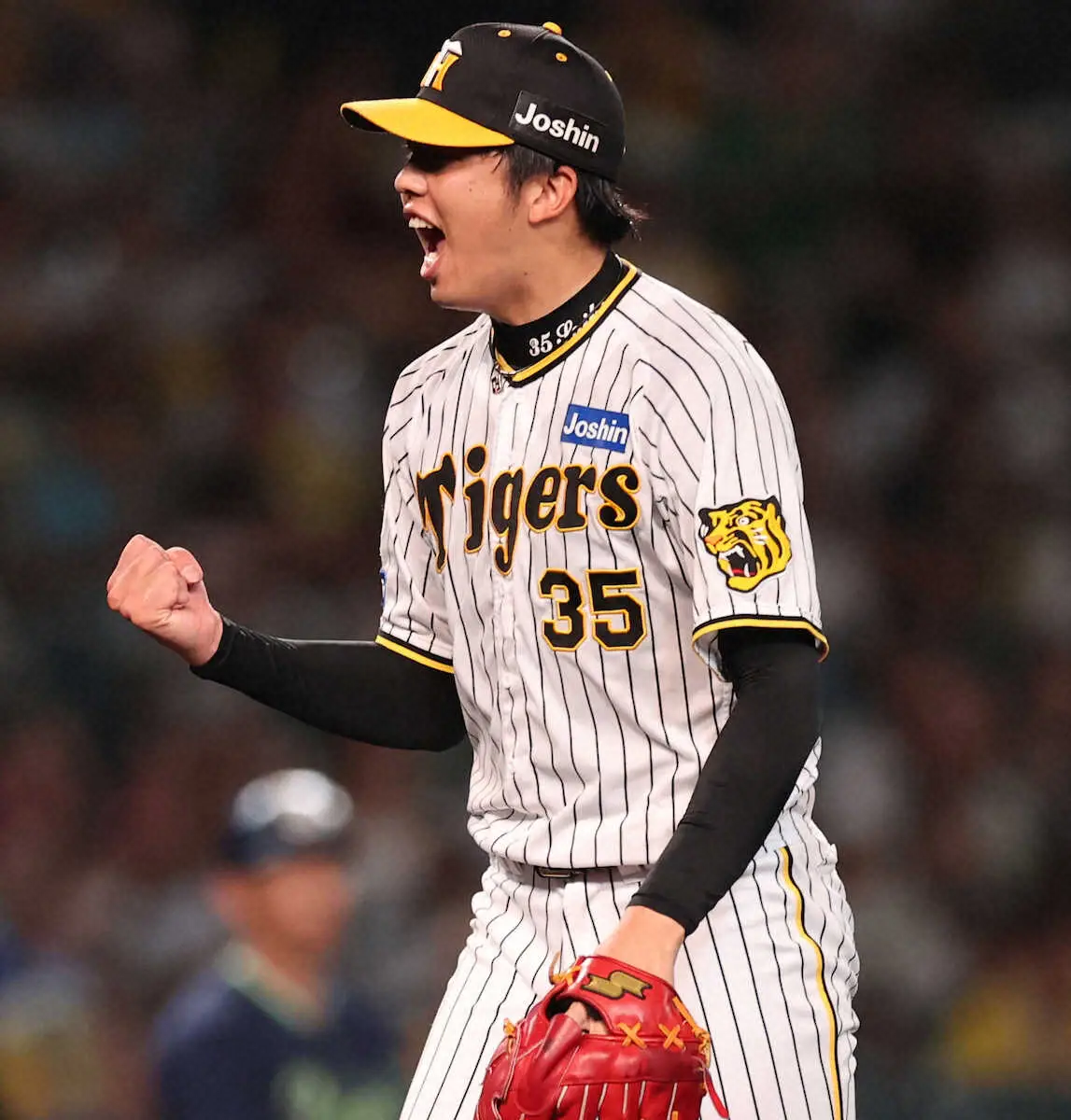 【画像・写真】阪神・才木が7回6安打1失点で降板　キャリアハイ9勝目の権利は得られず