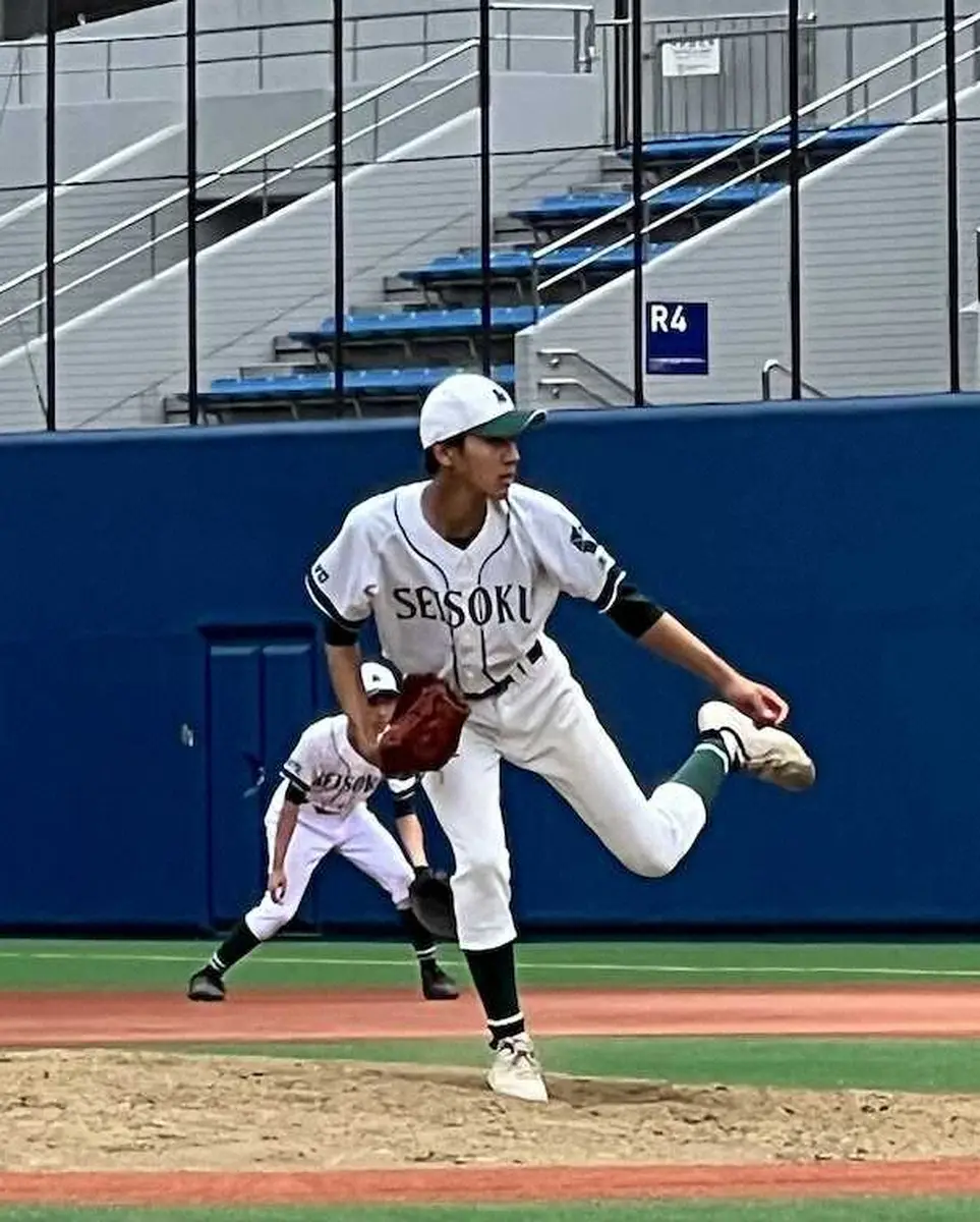 【画像・写真】【高校野球】正則エース・谷田が完投！号泣　校舎に囲まれた中庭で練習　ノックもできない環境乗り越え…