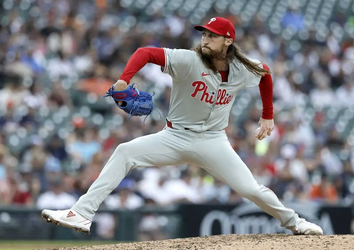 【画像・写真】大谷翔平を空振り三振に仕留めて大ピンチ切り抜けたフィリーズ左腕「最高級の打者。クールなこと」