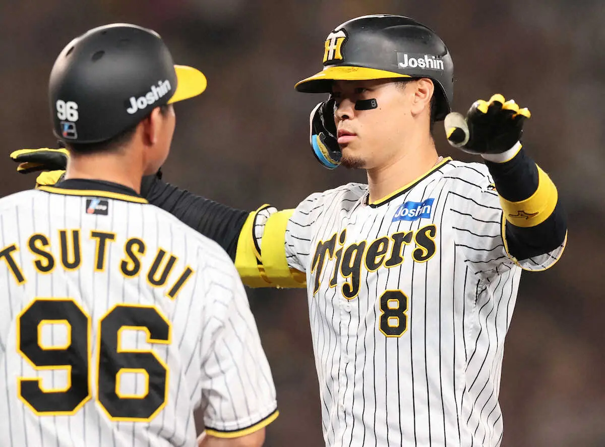 【画像・写真】阪神・佐藤輝　3戦ぶりマルチ安打「いい状態が、チームも個人的にも続いている」