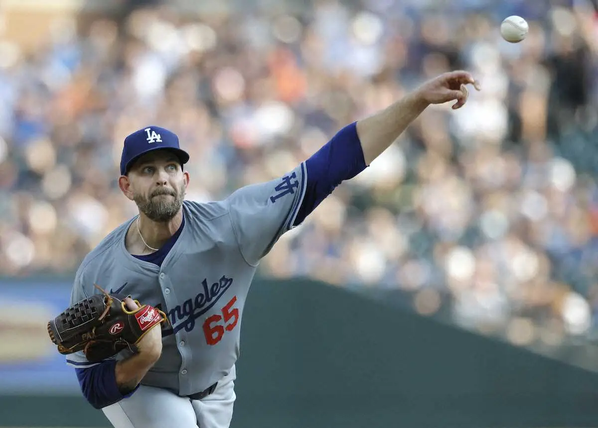 【画像・写真】ドジャース先発・パクストンは4回途中3失点で降板　先発離脱相次ぐチームは13試合連続QSなし