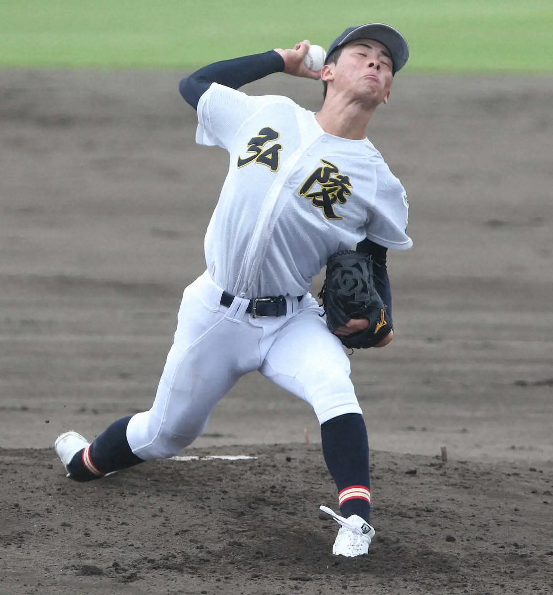 【画像・写真】「虎の恋人」神戸弘陵・村上が魅せた　149キロ、11K　あと2人でノーノー逃すも、うわさ通りの剛腕や