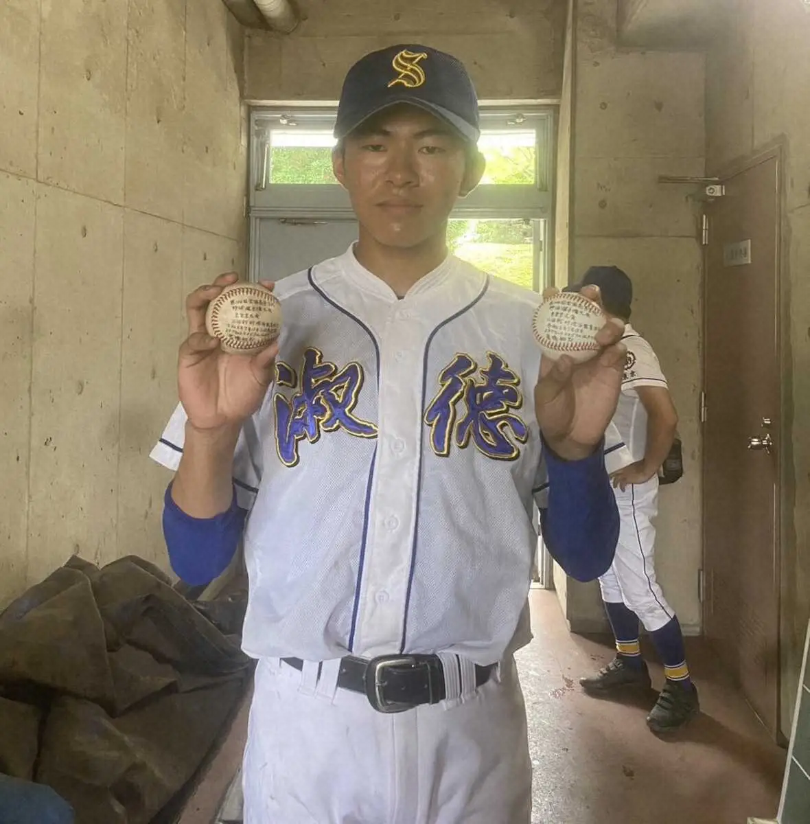 【画像・写真】淑徳1年生・岩橋　公式戦初打席弾から2打席連発「しっかり自分のポイントで打てた」