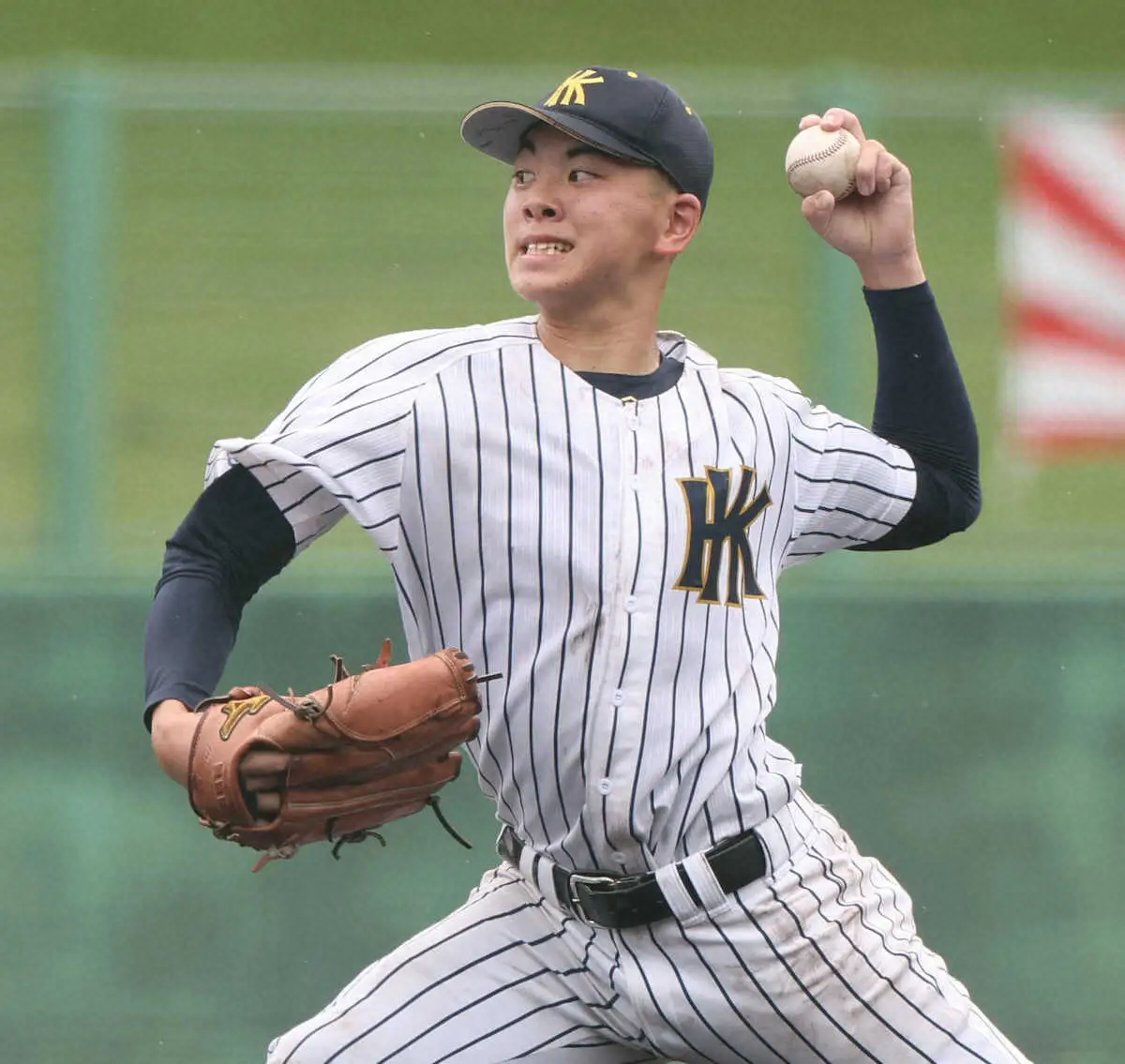 【画像・写真】【高校野球】ベンチ入り13人の神戸北がシード校・神戸を撃破　エースで4番の羽村優志が完投＆2打点