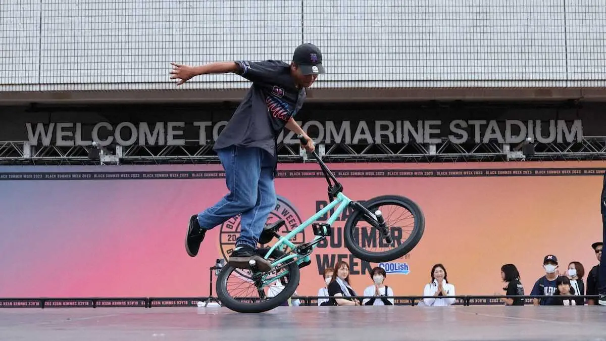 【画像・写真】ロッテ「BMX　フラットランド」などストリートパフォーマンス実施