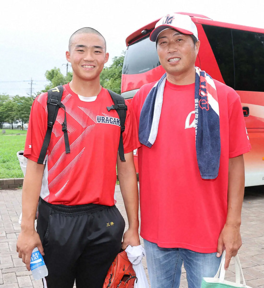 【画像・写真】浦和学院・三井が決勝生還！元西武父・浩二氏が応援する前で「粘り勝つ野球ができた」