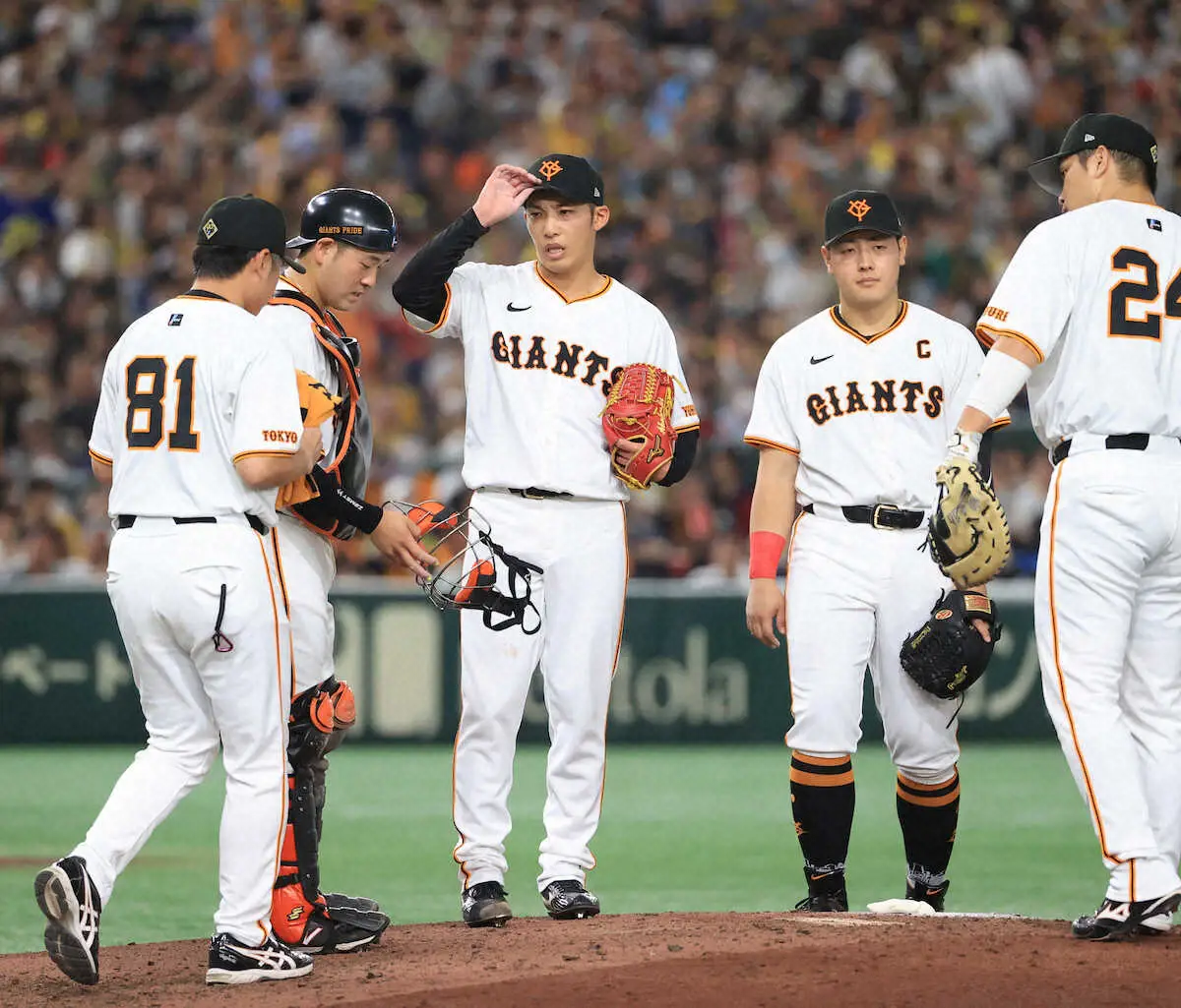 【画像・写真】巨人・赤星　MAX151キロで5回2失点も286日ぶり勝利ならず　打線がビーズリーに5回まで無得点