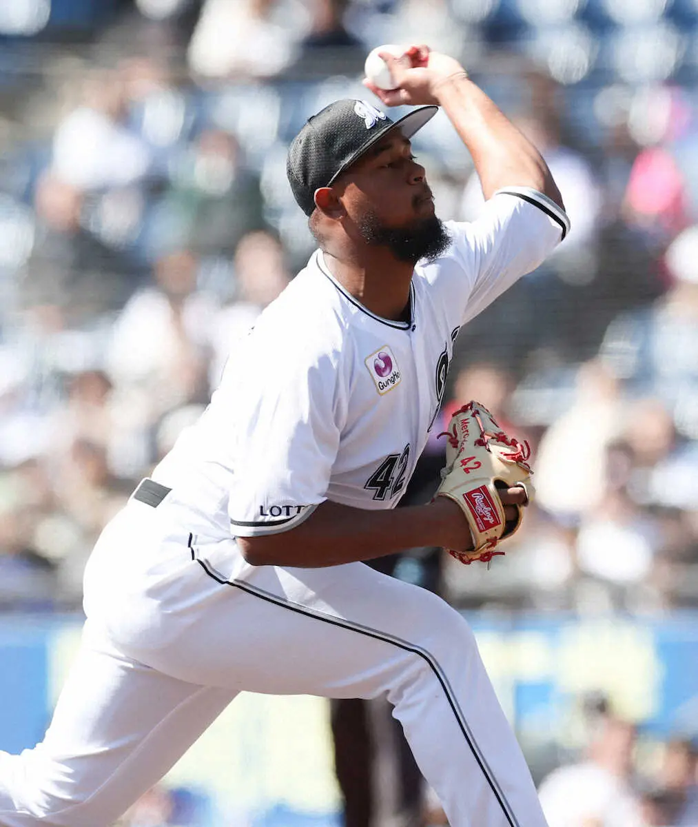 【画像・写真】ロッテ・メルセデス　16日ソフトバンク戦に先発「100％の力でアグレッシブに」