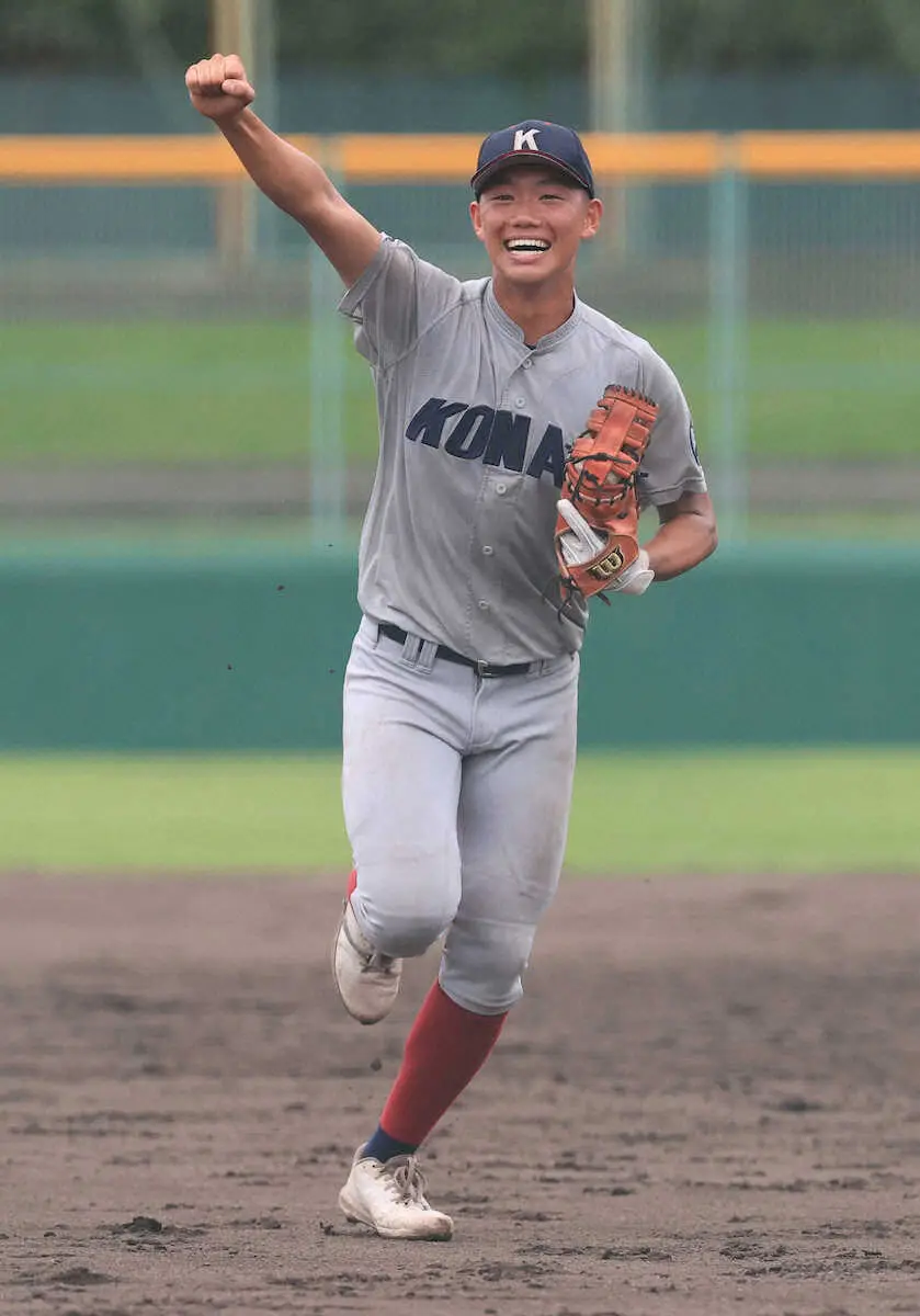 【画像・写真】甲南・新井　代打犠飛で公式戦初打点「みんなが取らせてくれた1点」父は広島・新井監督