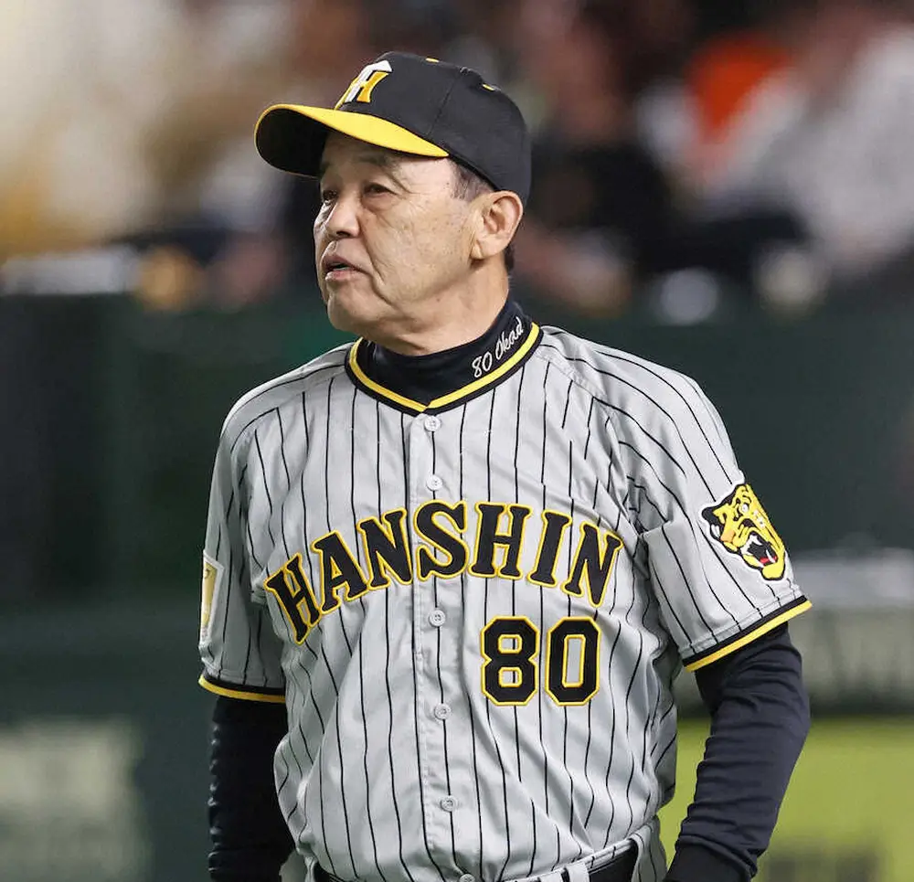 【画像・写真】【阪神・岡田監督語録】4回から5イニング連続2死から安打も「何回、サイン出しても走らん。ひどいな」