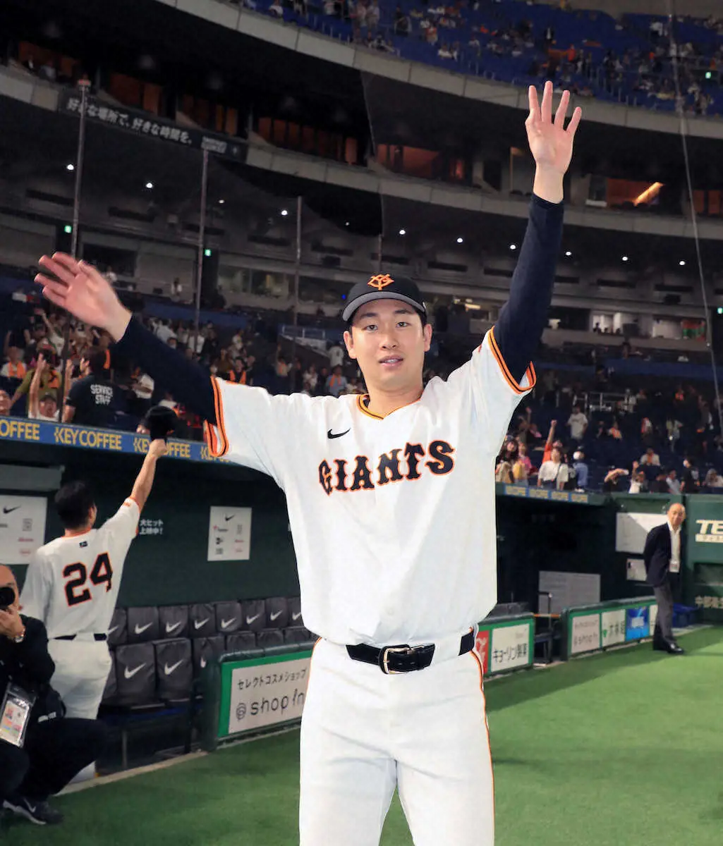 【画像・写真】山崎伊織　高校時代「凄いなぁ～」と見ていた同郷＆同学年の才木に投げ勝って7勝目「凄くうれしい」