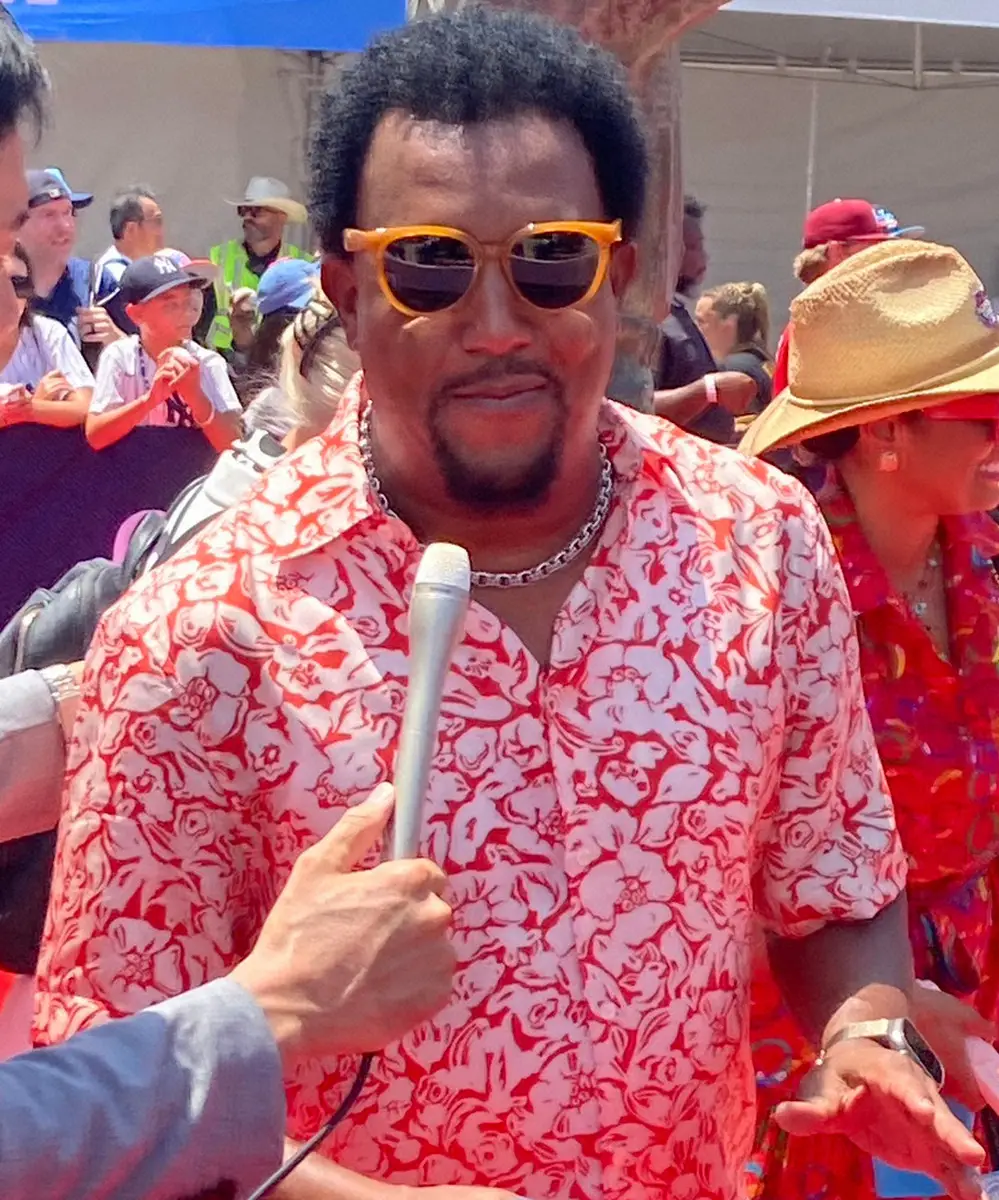 【画像・写真】大谷に直撃取材したペドロ・マルチネス氏（撮影・柳原　直之）