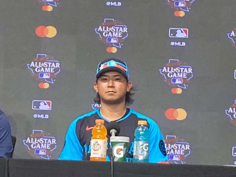 【画像・写真】今永昇太　大谷翔平3ランに「ちょっとジェラシー」会見で笑い誘う「さらにスターになってしまった」