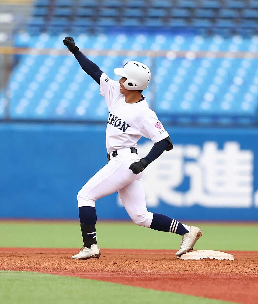 【画像・写真】日大豊山・谷口光陽がチーム照らした3安打2打点　9点快勝で4回戦進出