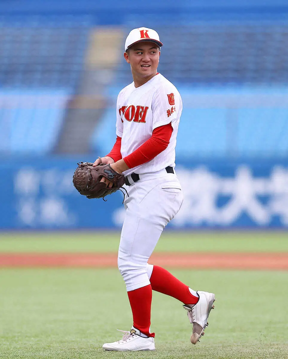 【画像・写真】共栄学園・城戸口　背番20のサイド腕お見事「初回から全力で」初完投初完封